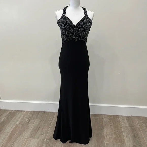 Tony Bowls | Dresses | Tony Bowls Size Black Open Back Dress | Poshmark